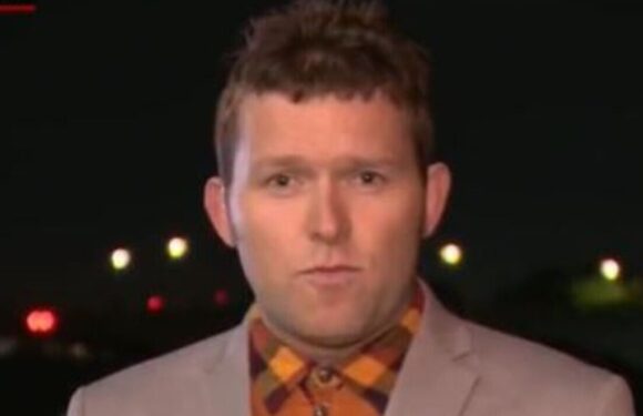 BBC fans parise ‘absolute professional’ reporter as bag is stolen live on air