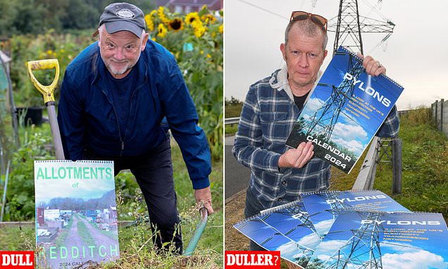 BORE wars! Dull men's calendars battle it out to be UK's most boring
