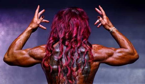 Bodybuilders strut their stuff at British Finals