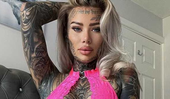 Britain's 'most tattooed' woman reveals what she looked like before