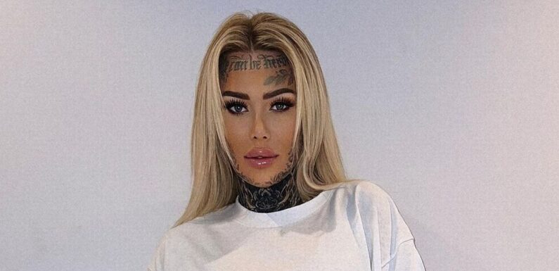 Britains most tattooed woman wears cheeky thong as she flaunts new bum inking