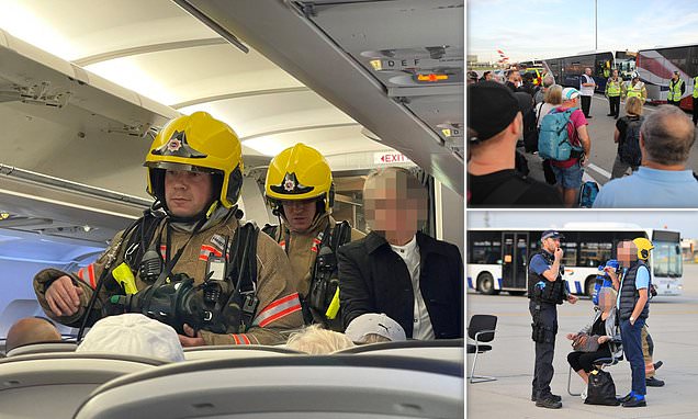 British Airways evacuates passengers from plane at Heathrow