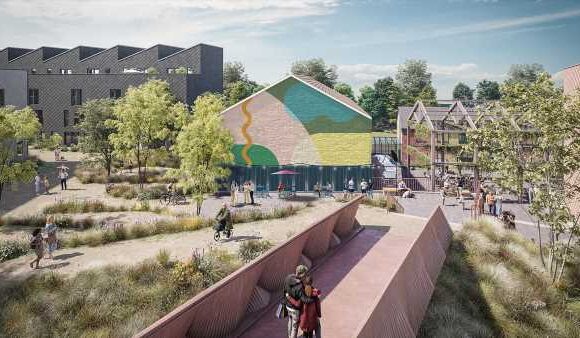 Cars will be banned from the streets of an eco-friendly housing estate