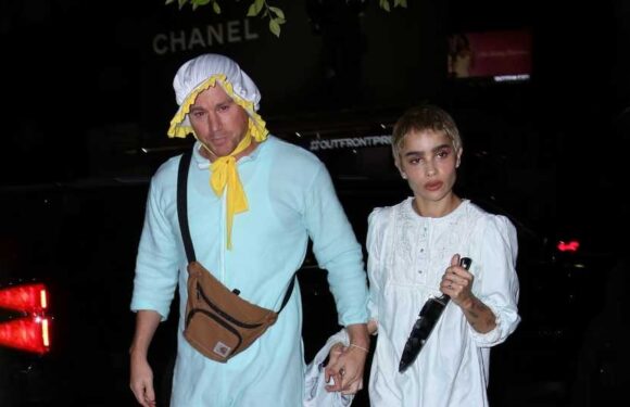 Channing Tatum and Zoe Kravitz engaged after two years of dating as actress shows off ring during Halloween bash | The Sun