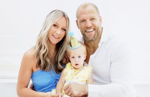 Chloe Madeley and James Haskell reunite after his lads trip away without wedding ring