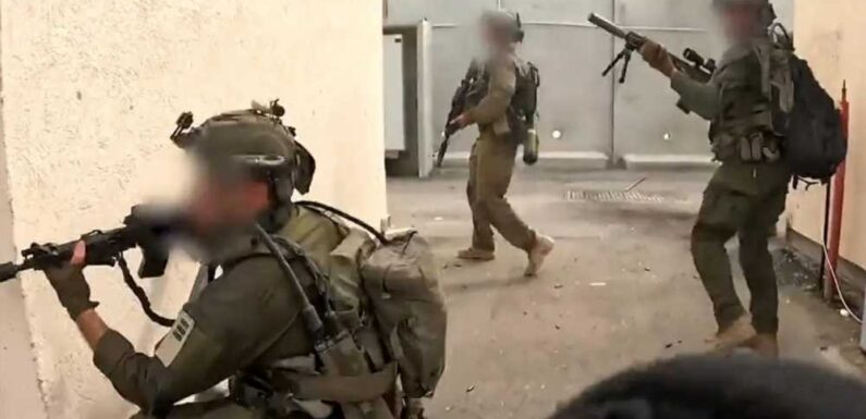 Dramatic bodycam footage shows Israeli commandos storming checkpoint to rescue 250 hostages and kill 60 Hamas terrorists | The Sun
