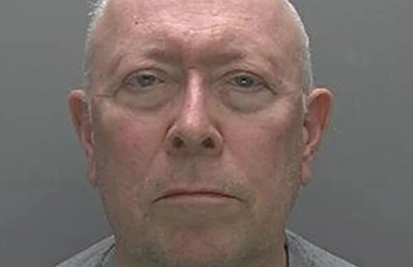 Dramatic moment grandad, 67, is arrested by armed cops on motorway after he shot dead dad and son over custody battle | The Sun