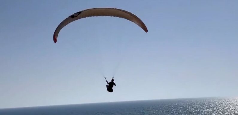 EU envoy to Gaza filmed paragliding in the region before Hamas attack