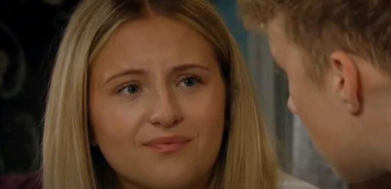 Emmerdale’s Amelia Spencer gets emotional as her dad contacts her from prison