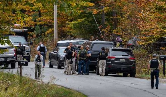 FBI descend on Maine shooter suspect Robert Card's home