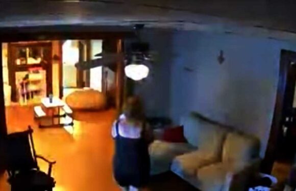 Family shares terrifying videos of 'paranormal activity' tormenting them – including crucifix spinning on the wall | The Sun