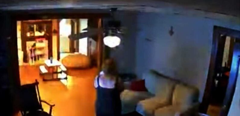 Family shares terrifying videos of 'paranormal activity' tormenting them – including crucifix spinning on the wall | The Sun