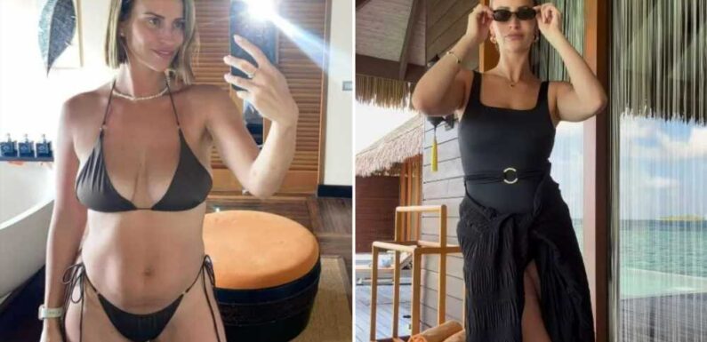 Ferne McCann praised for showing off 'real' post-baby body as she strips off to a bikini in the Maldives | The Sun