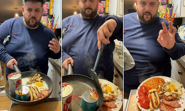 Fry up fan leaves foodies baffled with his unconventional method