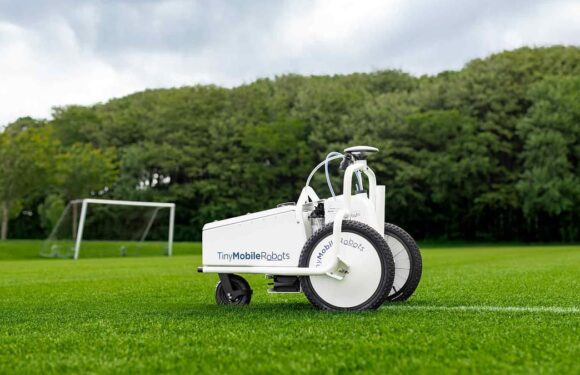Fury as council buys £13,000 GPS robot to paint football pitch lines
