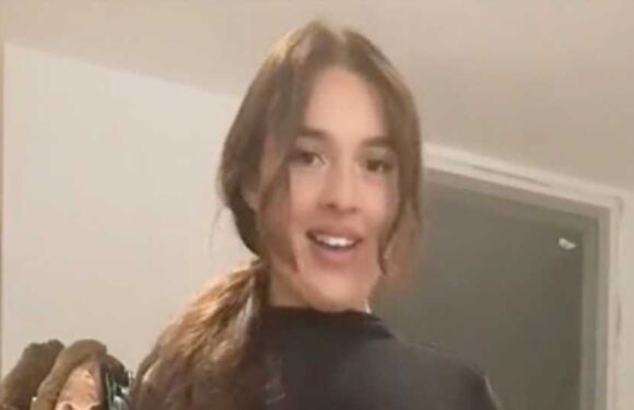 I did a Kourtney Kardashian Boohoo haul – the first dress hugged me in all the right places, the leather pants did not | The Sun