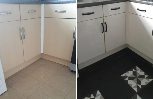 I made over my kitchen for just £50 using buys from Home Bargains, eBay & the charity shop – it looks so much better now | The Sun