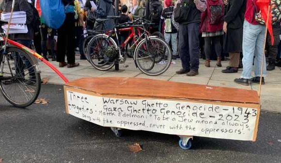 Islamists hijack pro-Palestine marches carrying images of dead babies