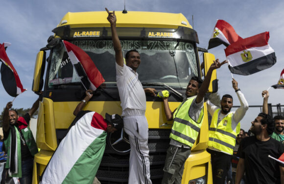 Israel strikes targets across Gaza after allowing aid, but not fuel, to enter