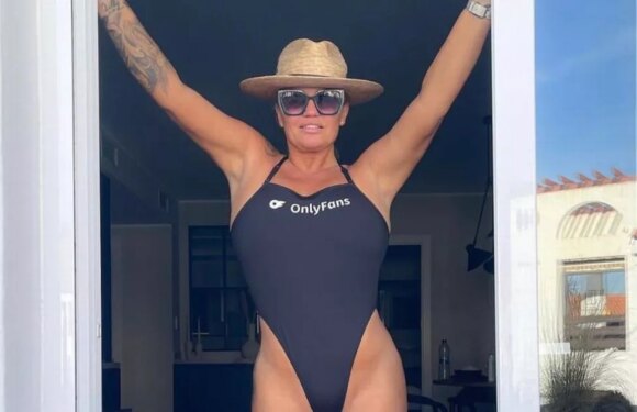 Kerry Katona looks incredible as she shows off three stone weight loss in swimsuit
