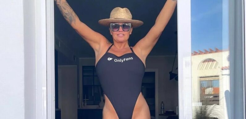 Kerry Katona looks incredible as she shows off three stone weight loss in swimsuit