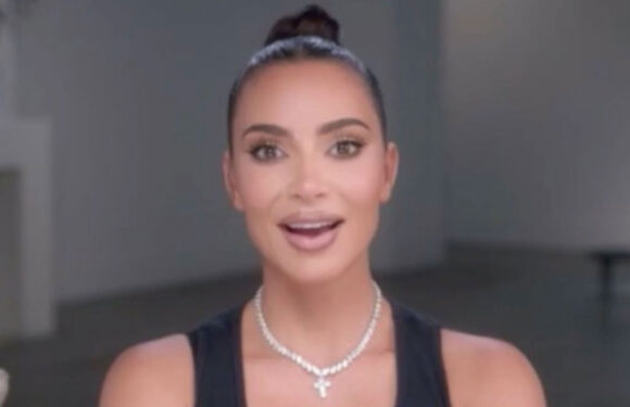 Kim Kardashian suffers embarrassing wardrobe malfunction as her pants rip and expose her ‘entire’ bare butt on camera | The Sun