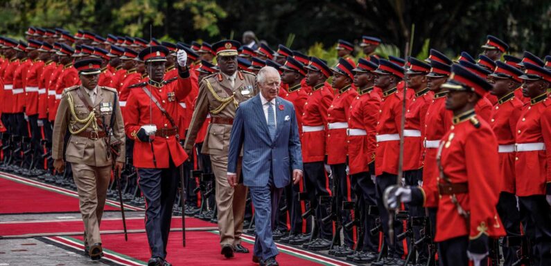 King Charles given red carpet welcome in Kenya with Queen Camilla in first trip to Commonwealth country since coronation | The Sun