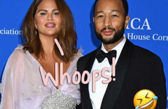 LOLz! Chrissy Teigen Accidentally Said THIS During Her Vows To John Legend!