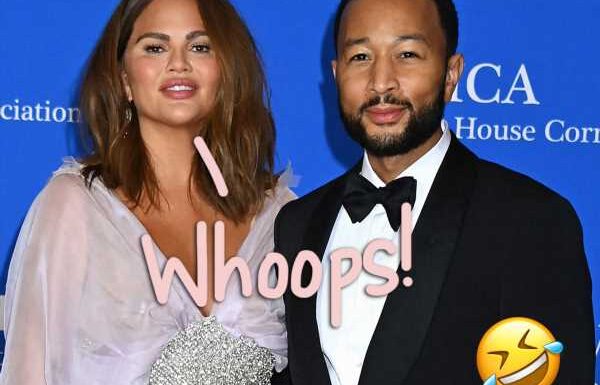 LOLz! Chrissy Teigen Accidentally Said THIS During Her Vows To John Legend!