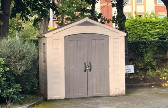Landlord demands former nurse removes her shed for mobility scooter