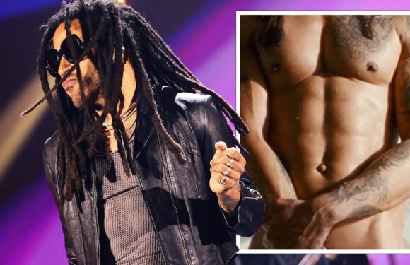 Lenny Kravitz barely covers manhood in racy music video teaser