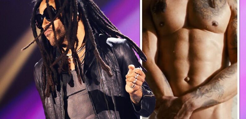 Lenny Kravitz barely covers manhood in racy music video teaser
