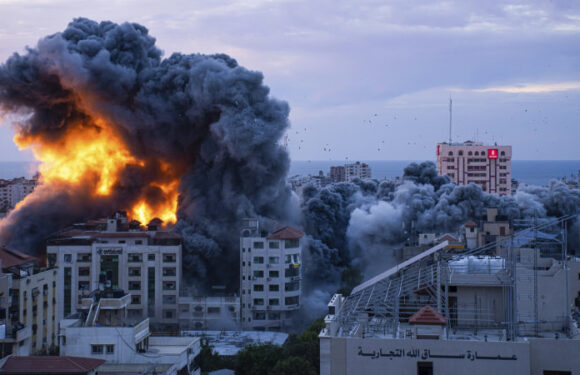 Live updates: Israel ‘at war’ over Gaza attack, hundreds dead