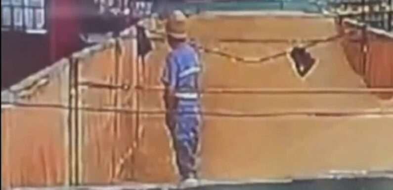 Man caught on tape 'urinating into ingredients' at Chinese beer brewer