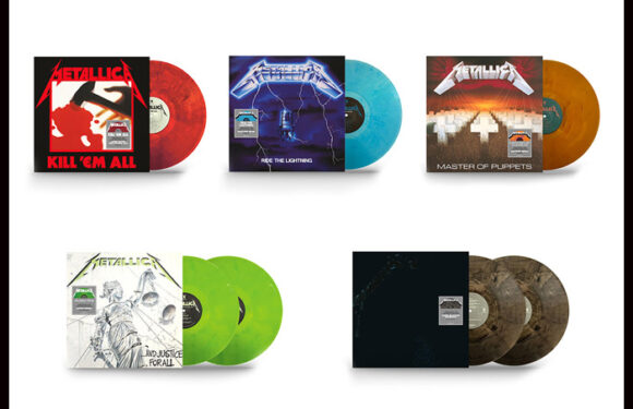 Metallica To Reissue First Five Albums On Colored Vinyl Outside The U.S