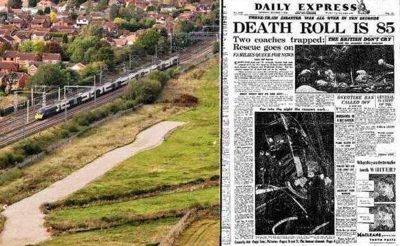 October 9th On this day:Train crash between Harrow and Wealdstone leads to death