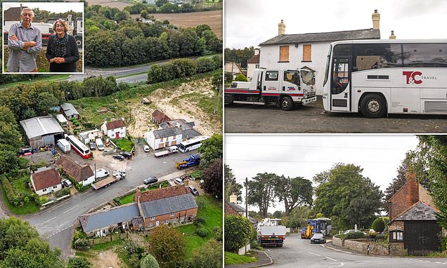 Our idyllic rural hamlet has been turned into an industrial car park