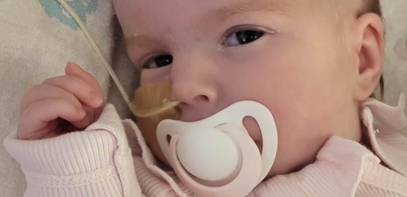 Parents of critically ill baby Indi Gregory condemn 'death sentence'