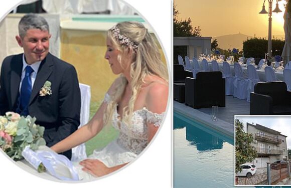 Pictured: Newlywed couple who left Italian wedding without paying
