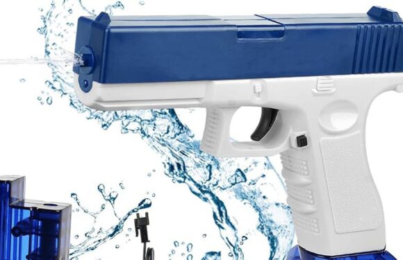 Pictured: Water pistol black boy was playing with as armed cops struck