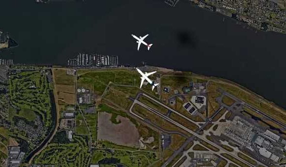 Planes narrowly avoid collision above Portland Airport amid storm