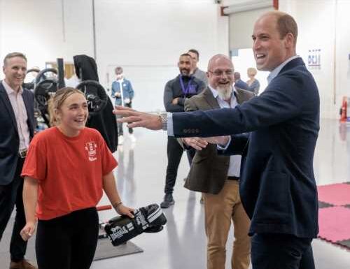 Prince William, a violent gaslighter, visited an anti-violence charity last Friday