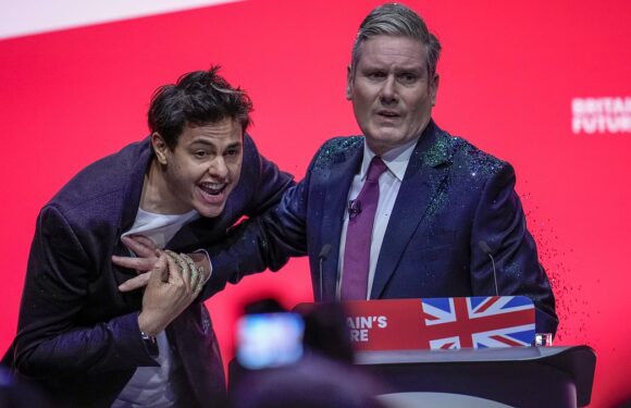 QUENTIN LETTS: Sir Keir tried to fend off the attacker with one arm