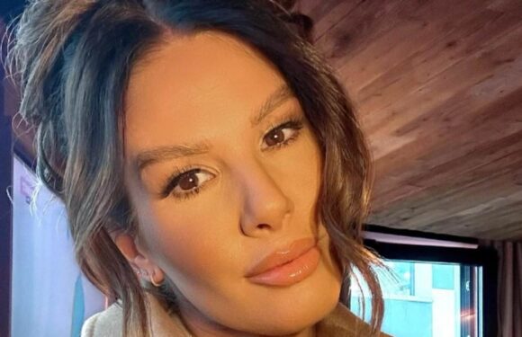 Rebekah Vardy shares first snap of her air boot following 'accident'