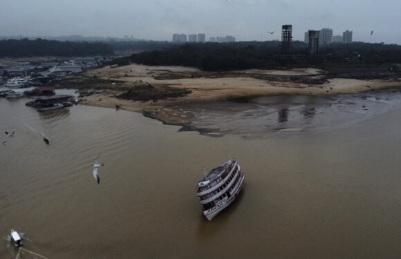 Rivers in the Amazon fall to their lowest levels in 120 years