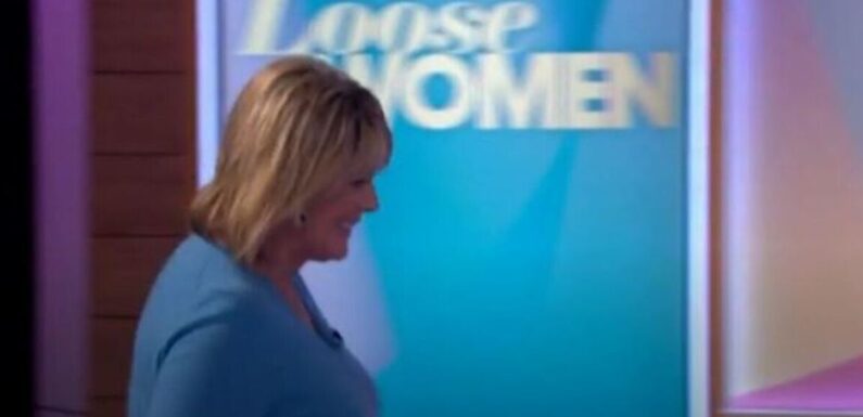 Ruth Langsford leaves Loose Women panel in stitches as she jokingly runs off set