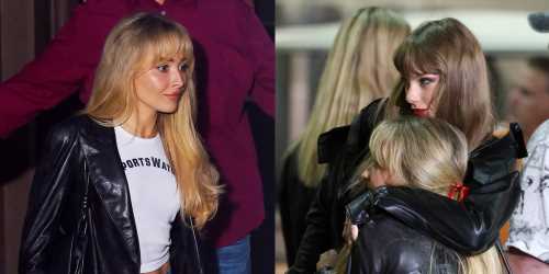 Sabrina Carpenter Wears ‘Sports Watcher’ Shirt to Attend NFL Game with Taylor Swift!
