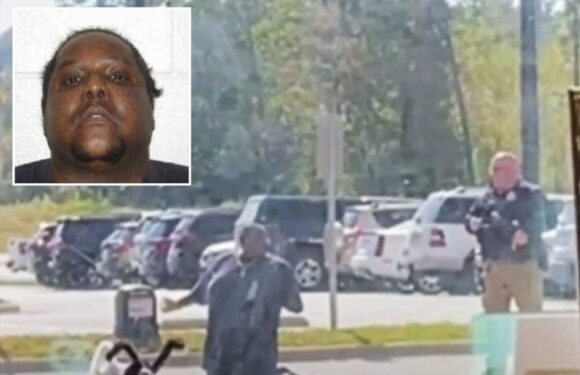 Shock moment armed McDonald’s employee is arrested outside school after ‘shooting female customer dead in restaurant’ | The Sun