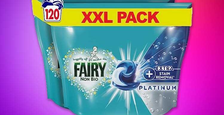 Shoppers rush to buy JUMBO Fairy non-bio pack in Prime Day deal with a handy £11 off | The Sun