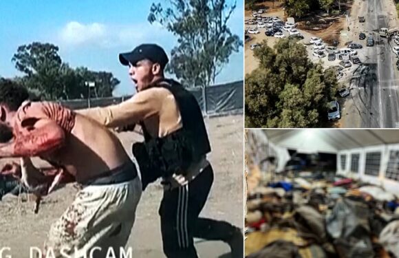 Sickening dashcam video shows Nova festival-goers shot point blank